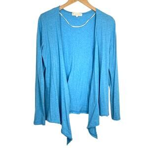 Indigenous | Light Blue Cardigan Wrap 100% Organic Cotton Sweater Top